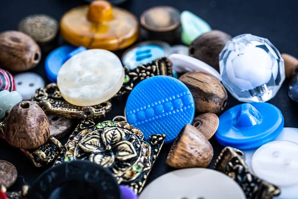 Belos botões de costura variedade — Fotografia de Stock