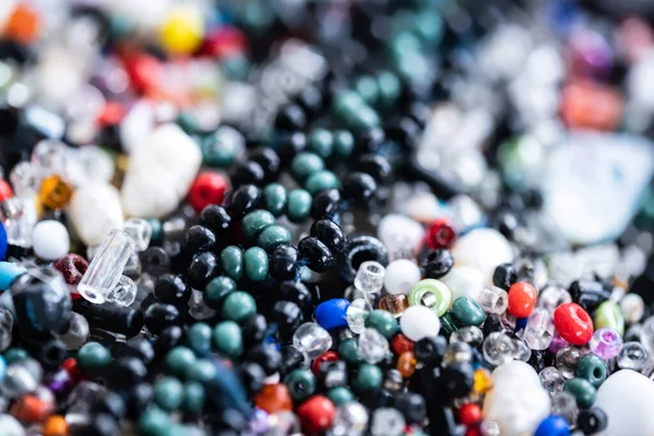 Different color glass beads — Stock Photo, Image