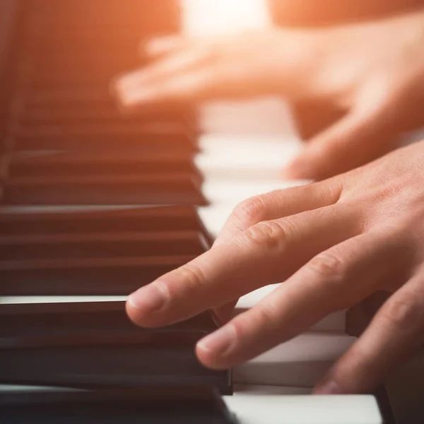 Man playing piano