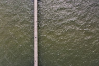 Baltık Denizi kıyı şeridinde ayrılmış iskele şeridi.