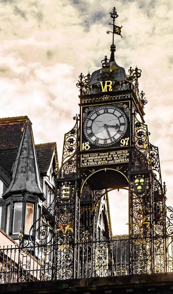 Chester City Clock, Chester, England. 20 February 2013
