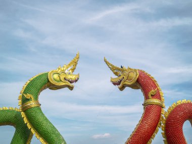 Naga heykel Chachoengsao ili Tayland