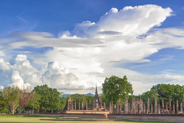 Chrám v provincii Sukhothai — Stock fotografie