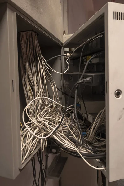 Kabel sieci Lan — Zdjęcie stockowe