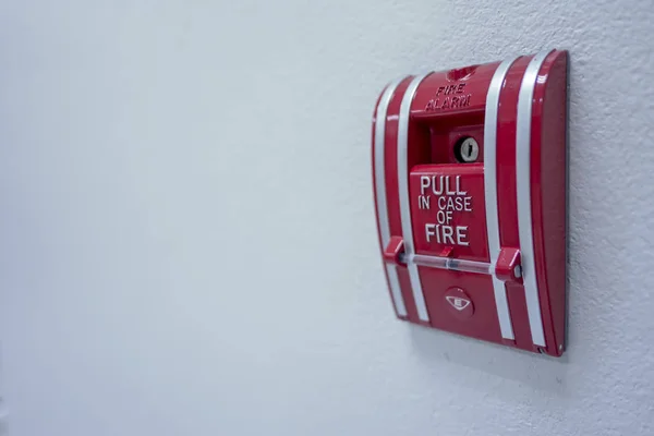 El interruptor de alarma de incendios — Foto de Stock