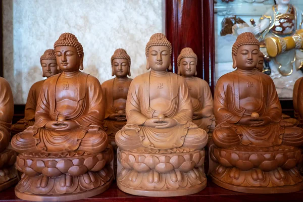 Buddha Madera Tailandia —  Fotos de Stock
