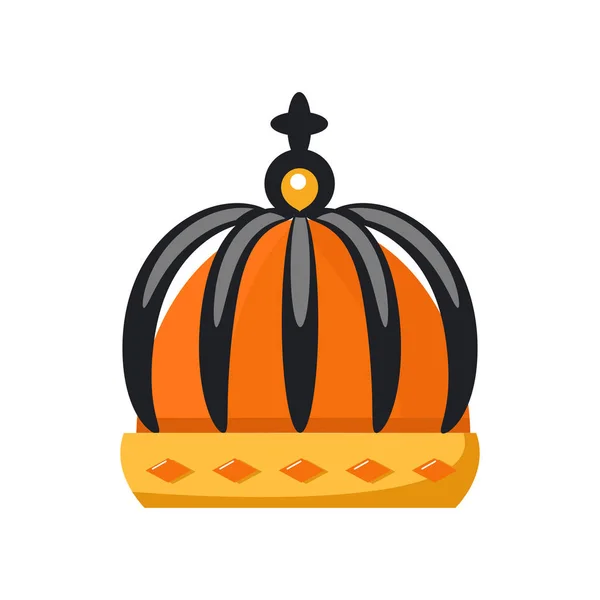 Desenhos animados símbolo coroa rei — Vetor de Stock
