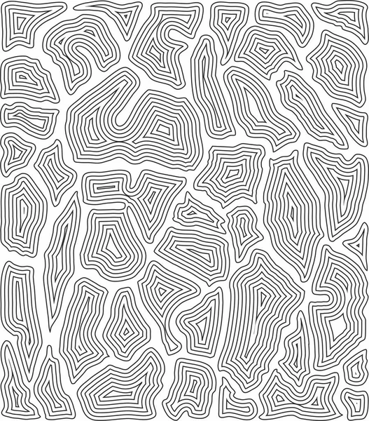 Διανυσματική Απεικόνιση Αφηρημένου Φόντου Από Ομόκεντρες Γραμμές Σχήμα Καμηλοπάρδαλης — Διανυσματικό Αρχείο