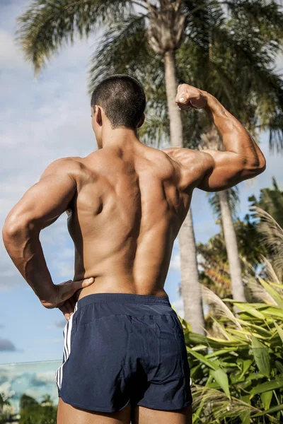 Sabah güçlü vücut geliştirici eğitimi var.