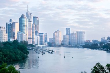 Brisbane Cityscape şafak