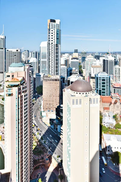 Brisbane City, Queensland, Austrália mostrou edifícios modernos — Fotografia de Stock