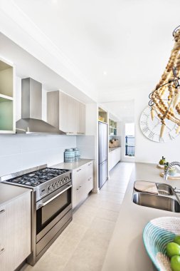 Bir modern mutfak tasarımı yakın çekim