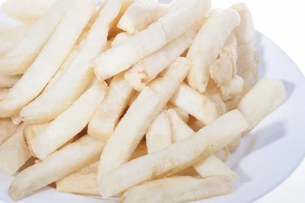 Πατάτες αναμιγνύεται αλάτι μάρκες σε ένα ξενοδοχείο — Φωτογραφία Αρχείου