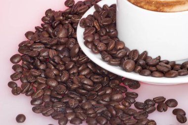 Renkler ve karışık kahve süt çay