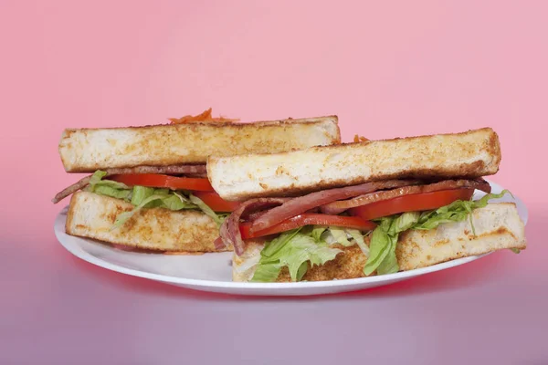 Drahé sendviče s zeleninou plnění — Stock fotografie