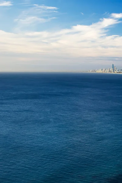 Burleigh Heads Ocean Coast Line Queensland Australia Фотографія Високої Якості — стокове фото