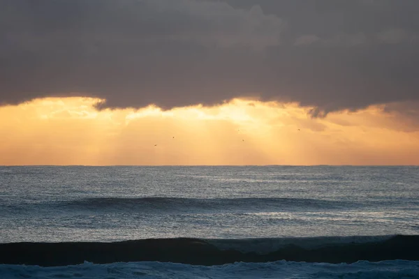 Sunrise Sea Horizon Burleigh Heads Queensland Australia — Stock Photo, Image