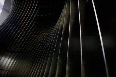 Brisbane, Avustralya 'da modern bir metalik sanat eseri. Yüksek kalite fotoğraf