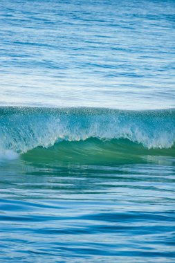 Currumbin, Gold Coast, Avustralya 'da güzel okyanus dalgaları