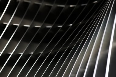 Brisbane, Avustralya 'da modern bir metalik sanat eseri. Yüksek kalite fotoğraf