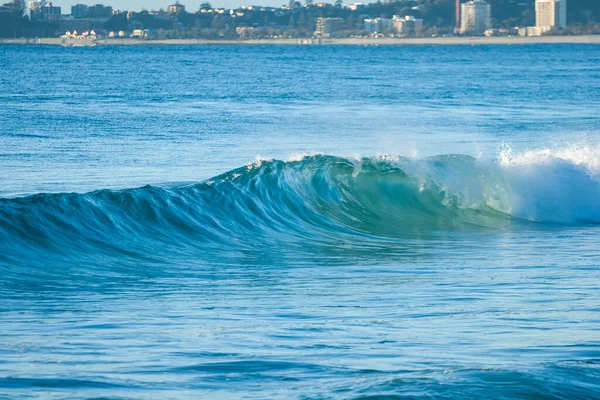 Belas Ondas Oceânicas Corrente Gold Coast Austrália — Fotografia de Stock