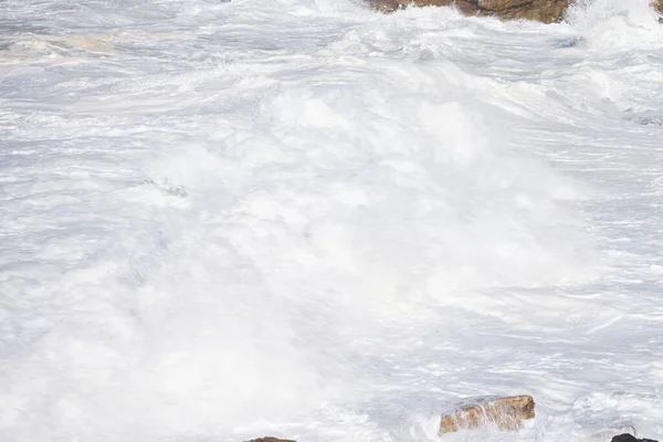 Grandi Onde Che Infrangono Oceano Tempestoso Spiaggia Bondi Australia — Foto Stock