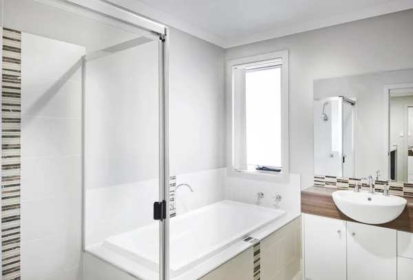 Moderno Diseño Interior Baño Foto Alta Calidad — Foto de Stock