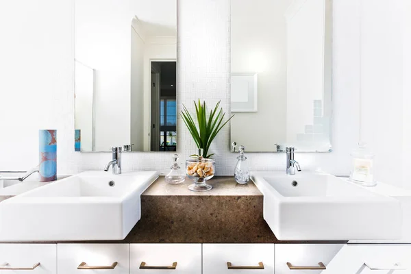 Design Banheiro Moderno Nova Casa Luxo Foto Alta Qualidade — Fotografia de Stock