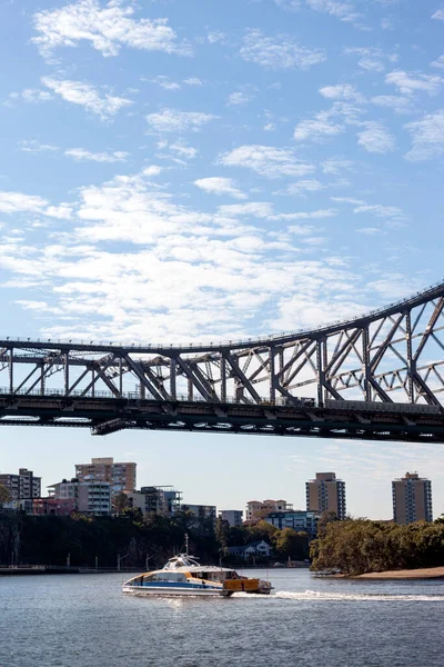 Die berühmte Brücke von Brisbane — Stockfoto