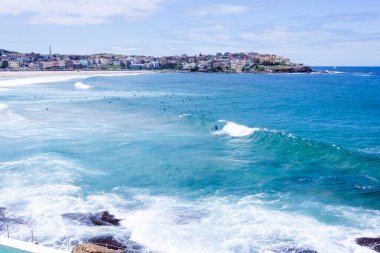 Sidney, Avustralya 'daki Bondi Sahili manzarası