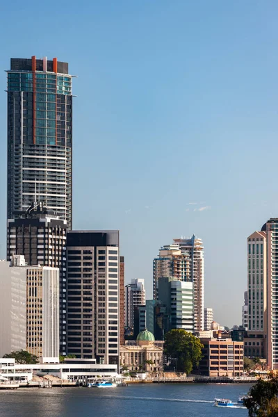 Skylines of Brisbane city, CBD in Australië — Stockfoto