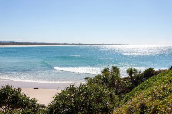 Vista panorámica del agua de mar cristalina — Foto de Stock