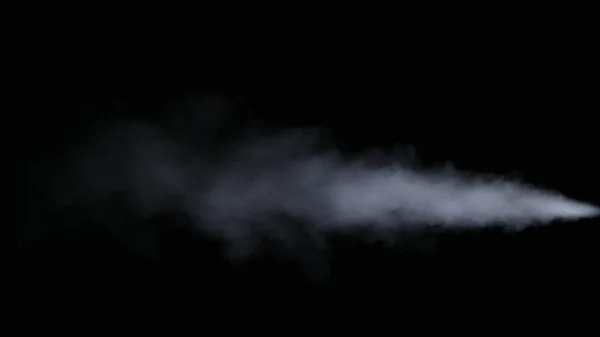 현실적으로 건조 한 연기 구름 이 안개를 일으키다 — 스톡 사진