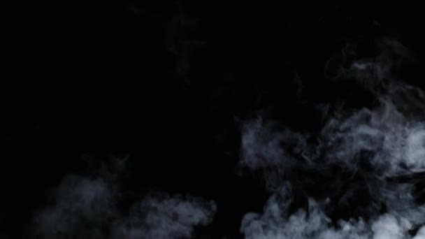 Realisztikus száraz füst felhők köd — Stock videók