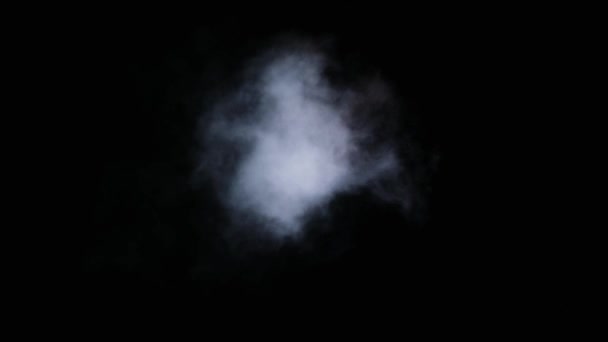 Туман из сухих дымовых облаков — стоковое видео