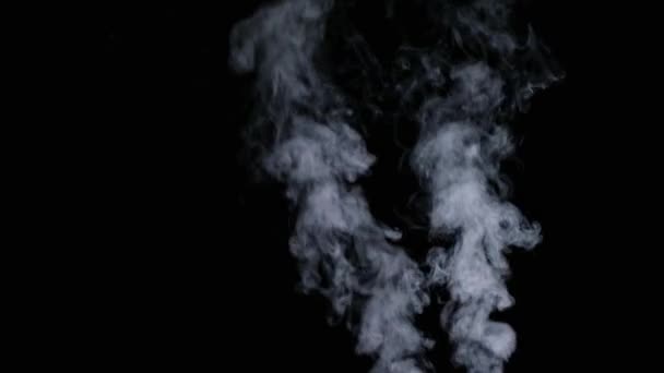 Ρεαλιστικός ξηρός καπνός θολώνει τα σύννεφα — Αρχείο Βίντεο