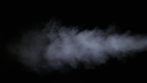 Nuvens de fumo secas realistas Nevoeiro — Vídeo de Stock