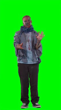 Halloween Tema korkunç korkunç zombi