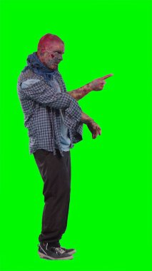 Halloween Tema korkunç korkunç zombi