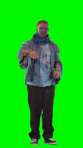 Tema Halloween horrible zombie aterrador — Foto de Stock