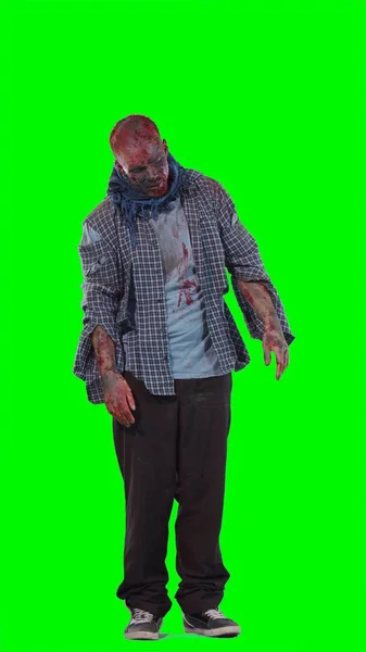 Tema Halloween horrible zombie aterrador — Foto de Stock