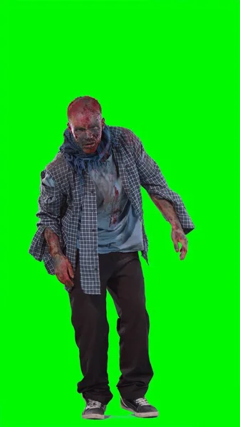 Halloween Tema korkunç korkunç zombi — Stok fotoğraf