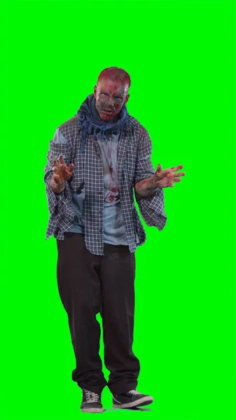 Tema Halloween horrible zombie aterrador — Foto de Stock