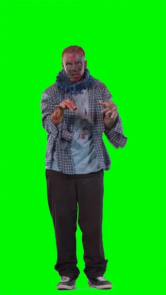 할로윈 테마 끔찍한 무서운 좀비 — 스톡 사진