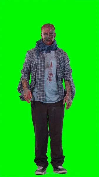 Tema Halloween horrible zombie aterrador — Foto de Stock