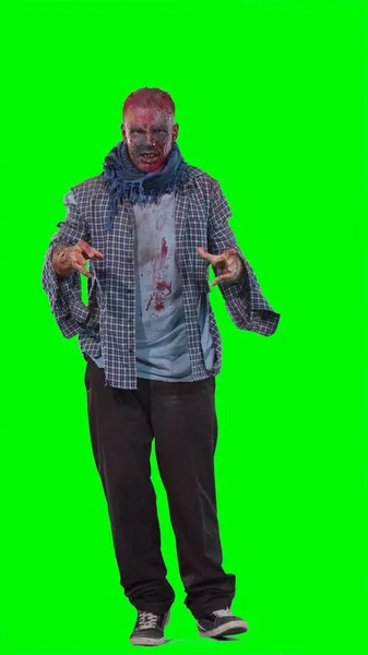 Tema Halloween horrible zombie aterrador — Foto de Stock