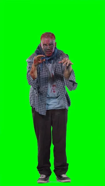 Tema Halloween horrible zombie aterrador — Foto de Stock