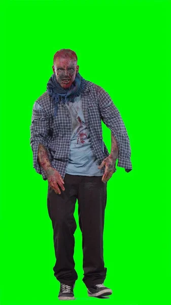 Tema Halloween horrible zombie aterrador —  Fotos de Stock