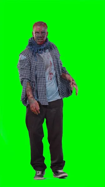 Tema Halloween horrible zombie aterrador —  Fotos de Stock