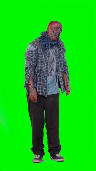 Halloween Tema korkunç korkunç zombi — Stok fotoğraf